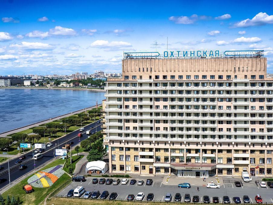 Okhtinskaya Hotel San Petersburgo Exterior foto